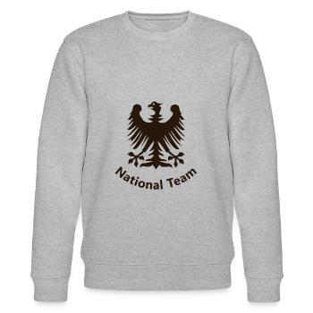Deutschland - Stanley/Stella Unisex Bio-Sweatshirt CHANGER  - Grau meliert - Vorne - Nik (191cm) & Marisol (170cm)