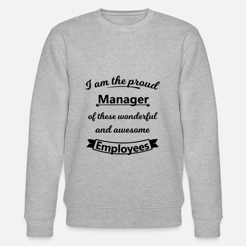 Manager - Stanley/Stella Unisex Bio-Sweatshirt CHANGER  - Grau meliert