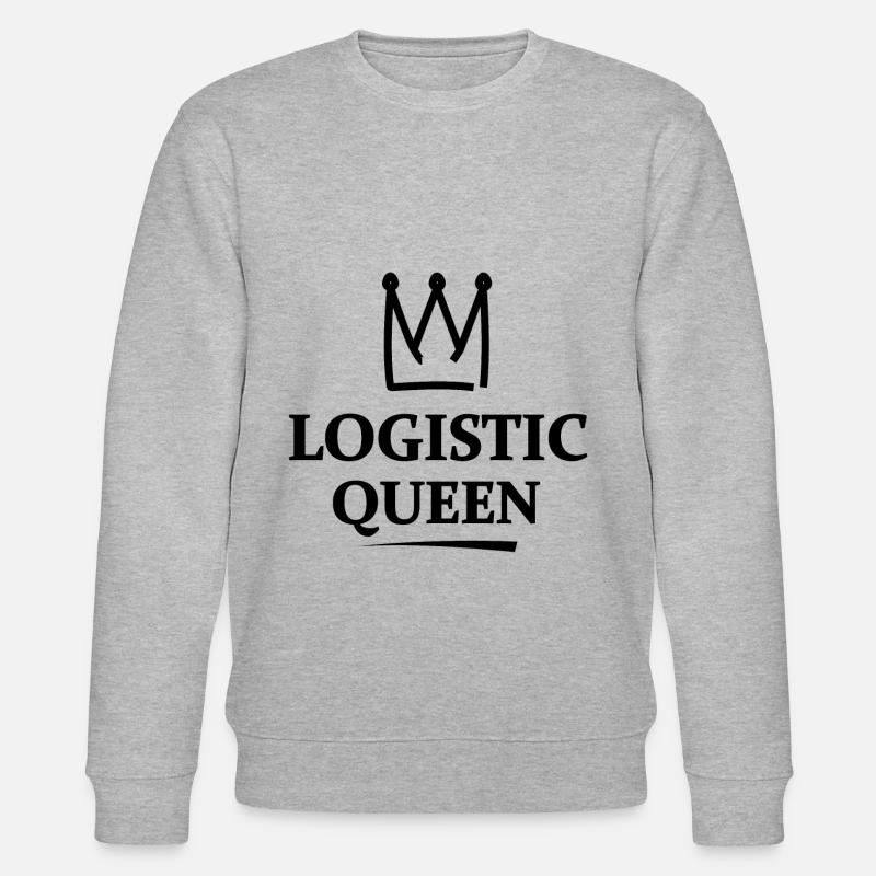 Logistik Queen - Stanley/Stella Unisex Bio-Sweatshirt CHANGER  - Grau meliert