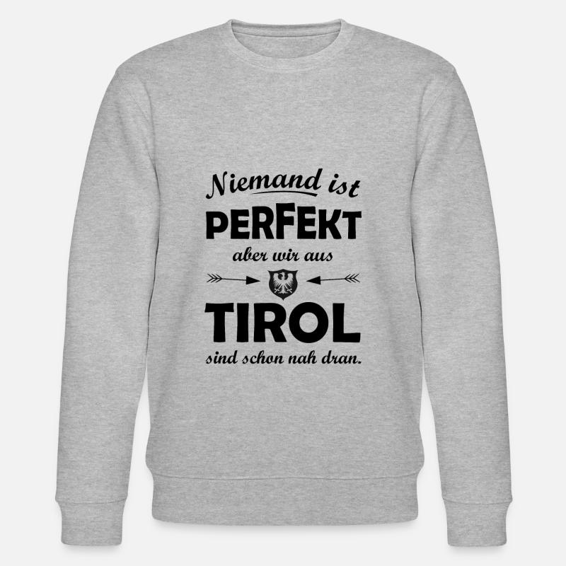 Die Tiroler - Stanley/Stella Unisex Bio-Sweatshirt CHANGER  - Grau meliert