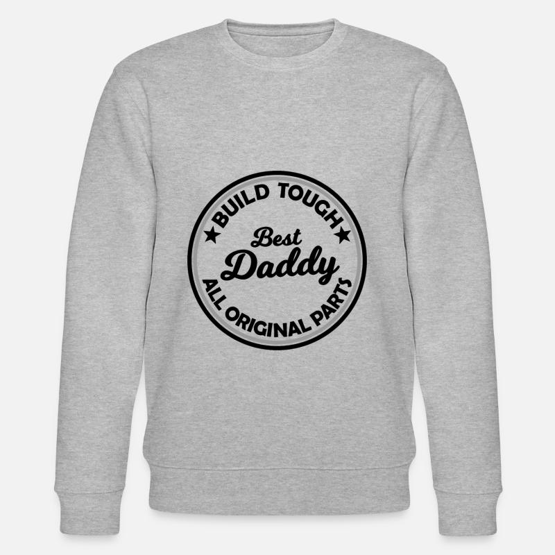 Le meilleur papa - Sweat bio CHANGER Stanley/Stella Unisexe - gris chiné