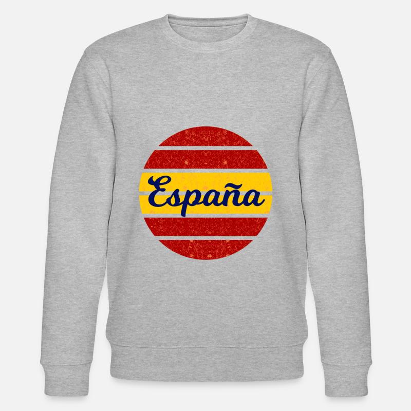 Die spanischen Fans - Stanley/Stella Unisex Bio-Sweatshirt CHANGER  - Grau meliert