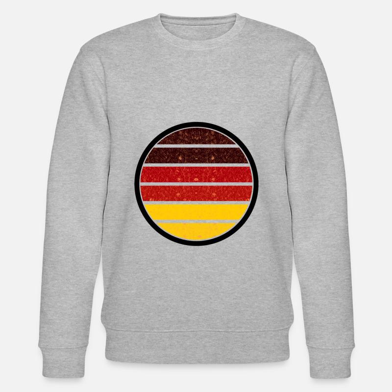 Deutschlands Farben - Stanley/Stella Unisex Bio-Sweatshirt CHANGER  - Grau meliert