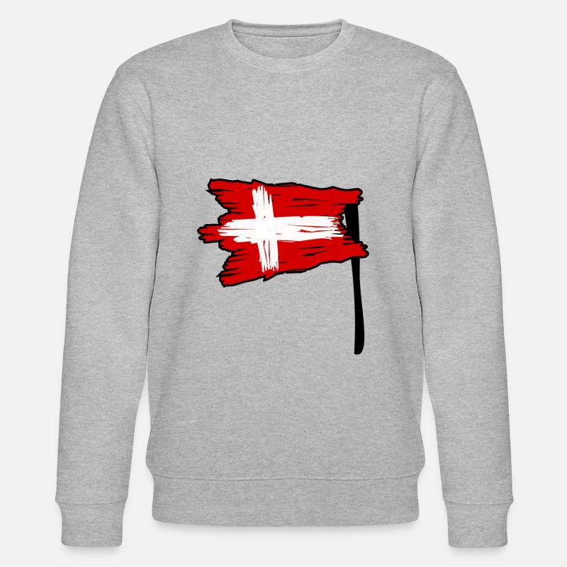 Die Dänen - Stanley/Stella Unisex Bio-Sweatshirt CHANGER  - Grau meliert