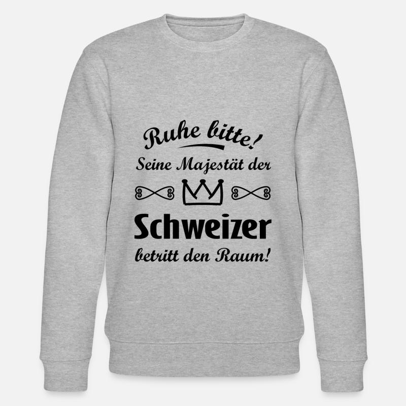 Die Schweizer Hoheit - Stanley/Stella Unisex Bio-Sweatshirt CHANGER  - Grau meliert