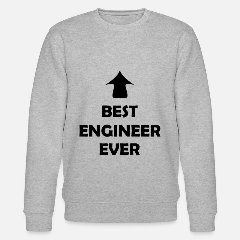 Der beste Ingenieur - Stanley/Stella Unisex Bio-Sweatshirt CHANGER  - Grau meliert