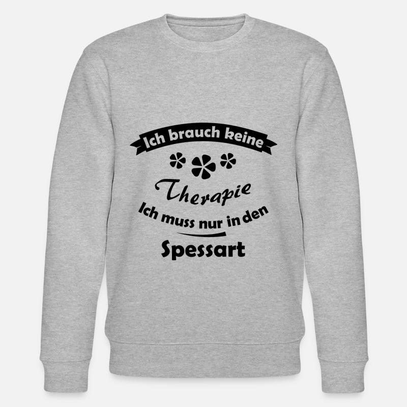 Daheim im Spessart - Stanley/Stella Unisex Bio-Sweatshirt CHANGER  - Grau meliert