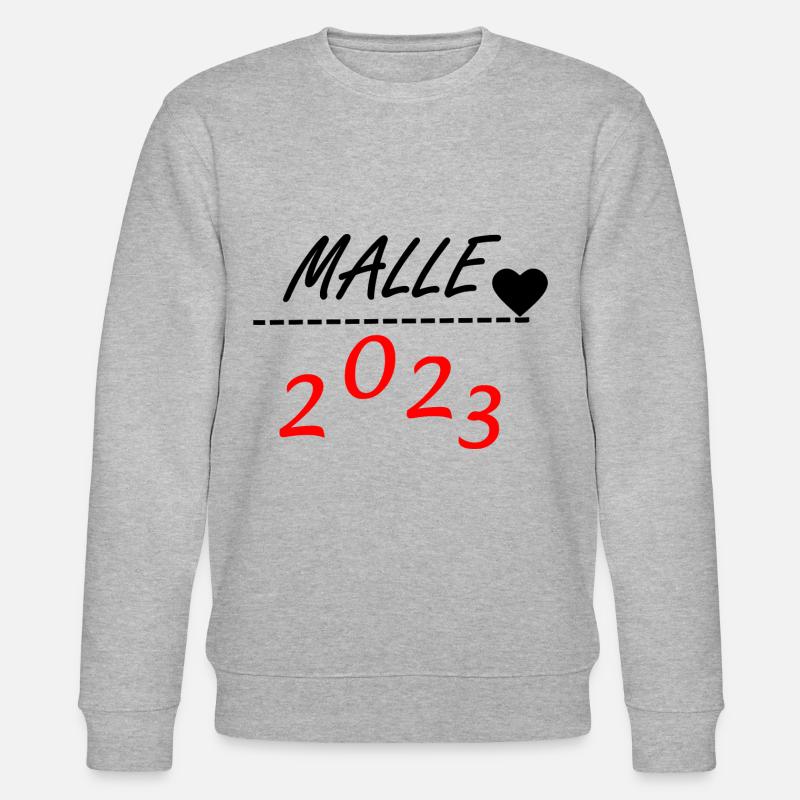 Malle 2023 - Stanley/Stella Unisex Bio-Sweatshirt CHANGER - Grau meliert