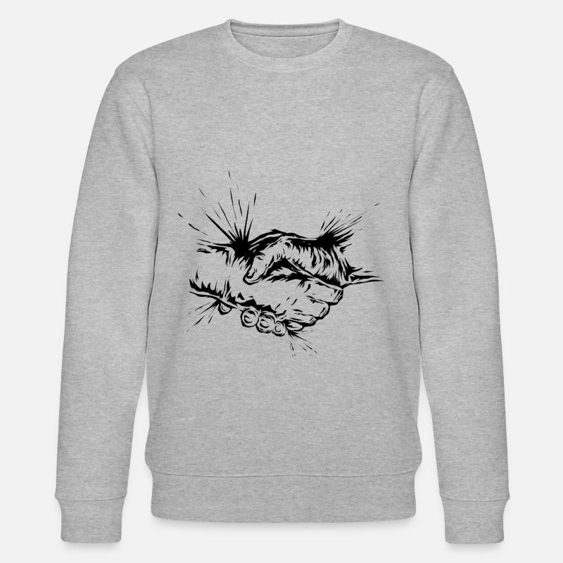Handschlag - Stanley/Stella Unisex Bio-Sweatshirt CHANGER  - Grau meliert
