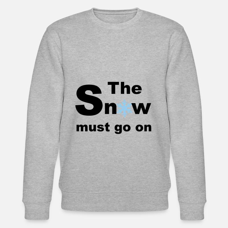 Der Schnee muss weiter gehen... - Stanley/Stella Unisex Bio-Sweatshirt CHANGER  - Grau meliert
