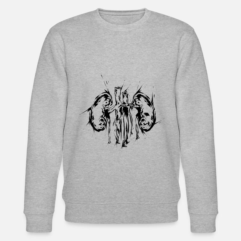 Nieren - Stanley/Stella Unisex Bio-Sweatshirt CHANGER  - Grau meliert