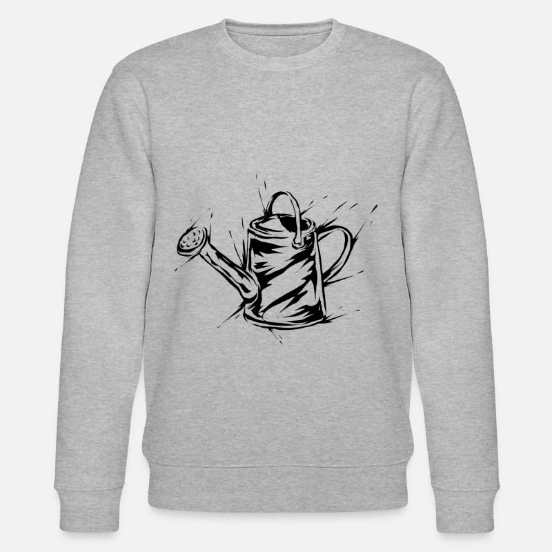 Gießkanne Garten - Stanley/Stella Unisex Bio-Sweatshirt CHANGER  - Grau meliert