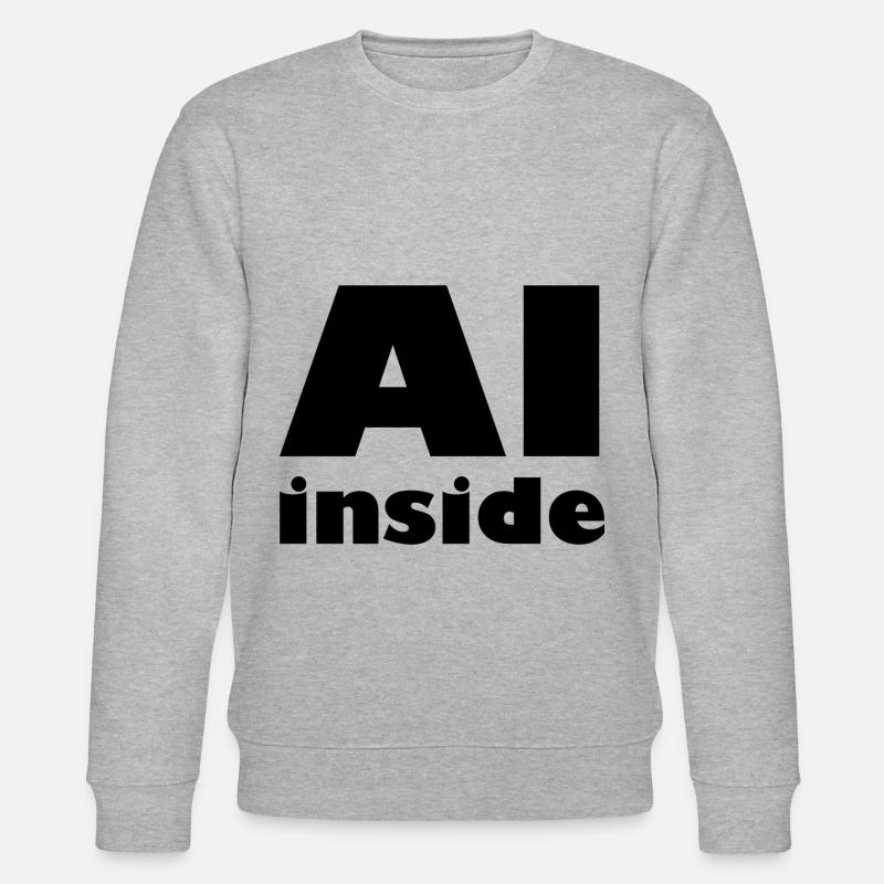 Der Chatbot - Stanley/Stella Unisex Bio-Sweatshirt CHANGER  - Grau meliert