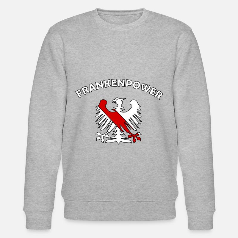 Die Macht aus Franken - Stanley/Stella Unisex Bio-Sweatshirt CHANGER  - Grau meliert