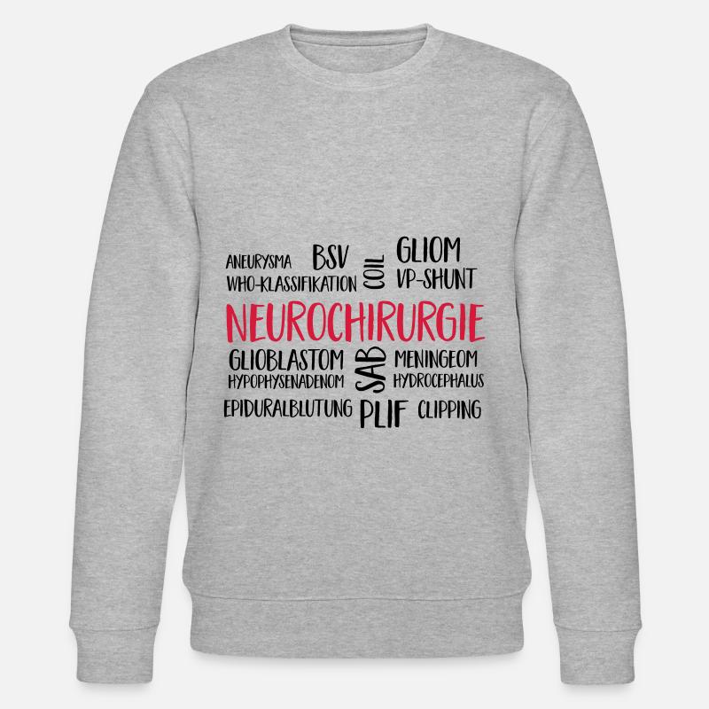 nuage de neurochirurgie - Sweat bio CHANGER Stanley/Stella Unisexe - gris chiné