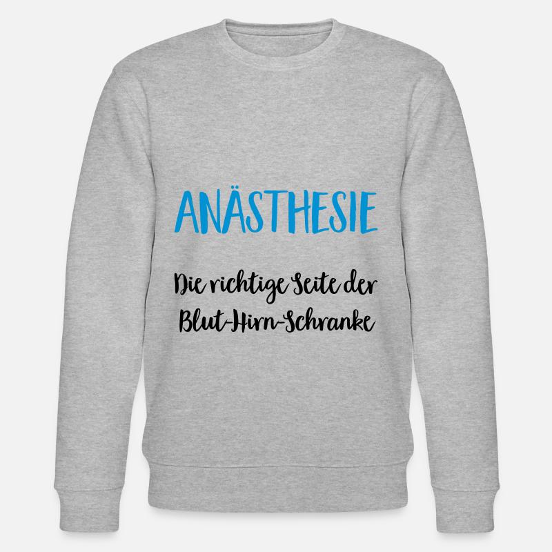anästhesiewitz - Stanley/Stella Unisex Bio-Sweatshirt CHANGER  - Grau meliert