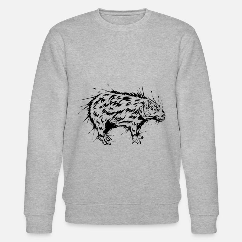 Capybara - Stanley/Stella Unisex Bio-Sweatshirt CHANGER  - Grau meliert