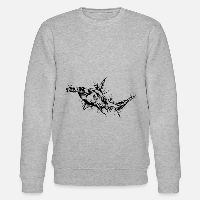Hammerhai - Stanley/Stella Unisex Bio-Sweatshirt CHANGER  - Grau meliert