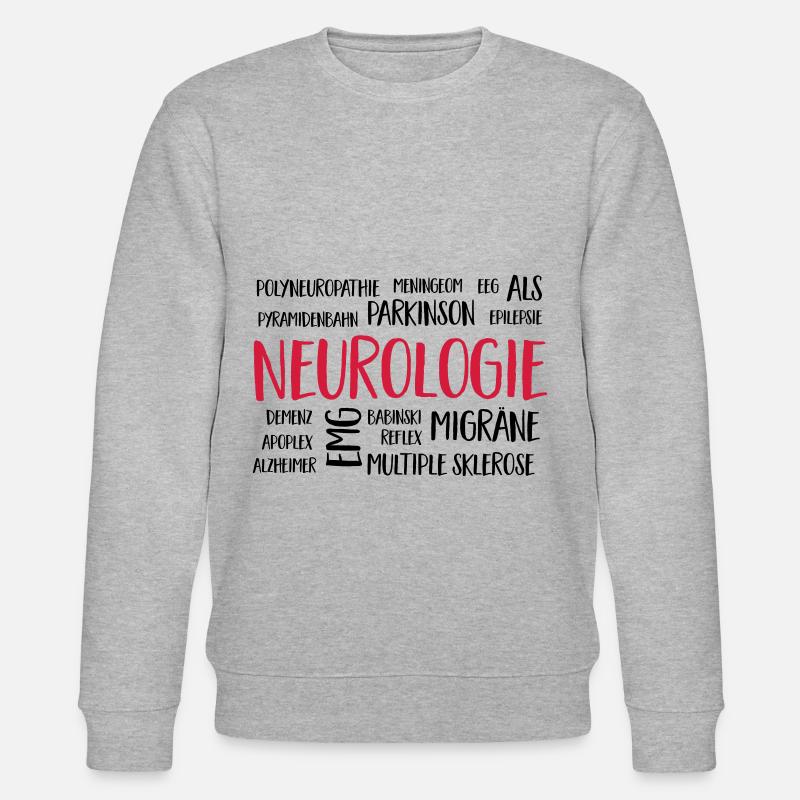 neurologie - Stanley/Stella Unisex Bio-Sweatshirt CHANGER  - Grau meliert