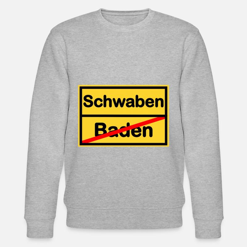 Daheim in Schwaben - Stanley/Stella Unisex Bio-Sweatshirt CHANGER  - Grau meliert
