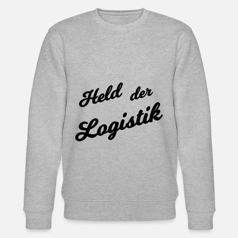 Helden aus der Logistik - Stanley/Stella Unisex Bio-Sweatshirt CHANGER  - Grau meliert