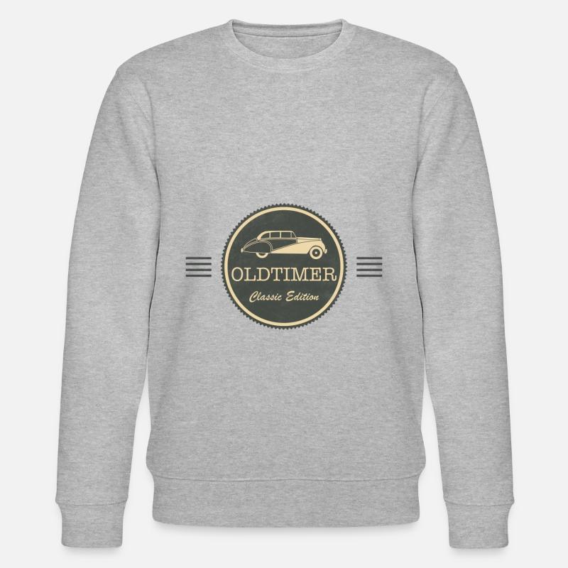 Oldtimer Auto - Stanley/Stella Unisex Bio-Sweatshirt CHANGER  - Grau meliert