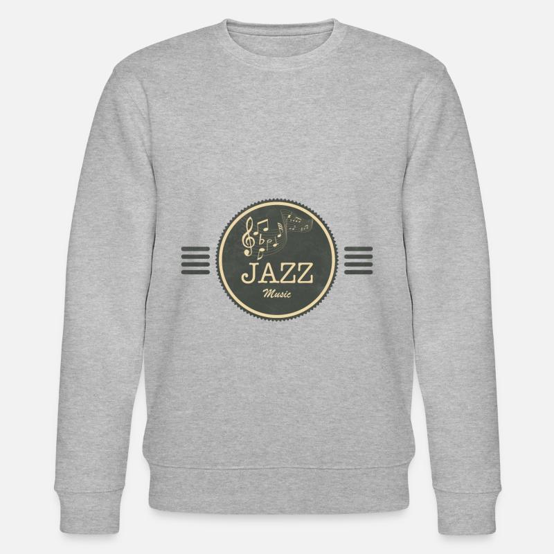 Jazz Musique - Sweat bio CHANGER Stanley/Stella Unisexe - gris chiné