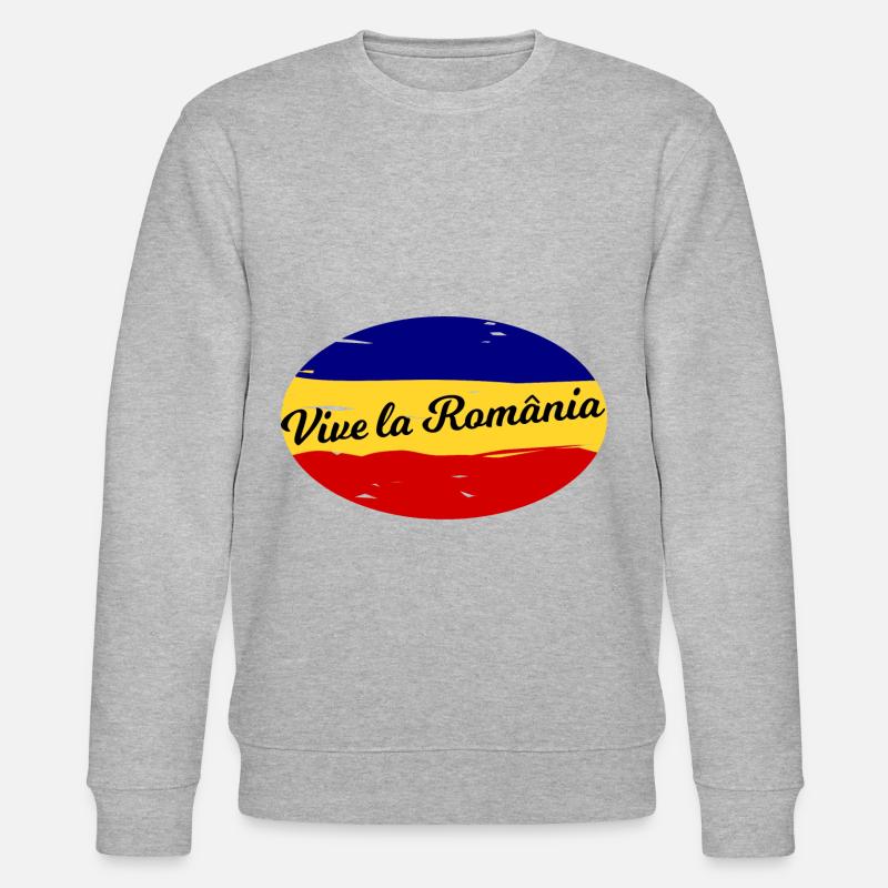 Die Rumänen - Stanley/Stella Unisex Bio-Sweatshirt CHANGER  - Grau meliert