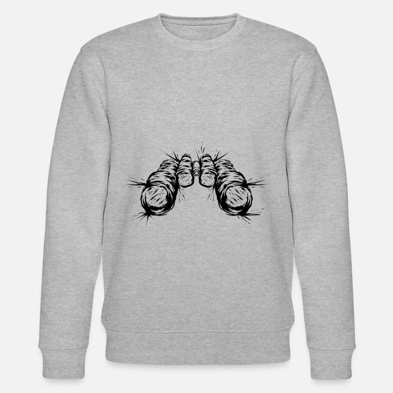 Fernglas - Stanley/Stella Unisex Bio-Sweatshirt CHANGER  - Grau meliert