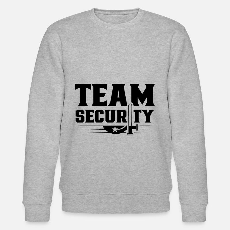 Team Security Security Service Security - Stanley/Stella CHANGER Unisex Organic Sweatshirt - heather grey