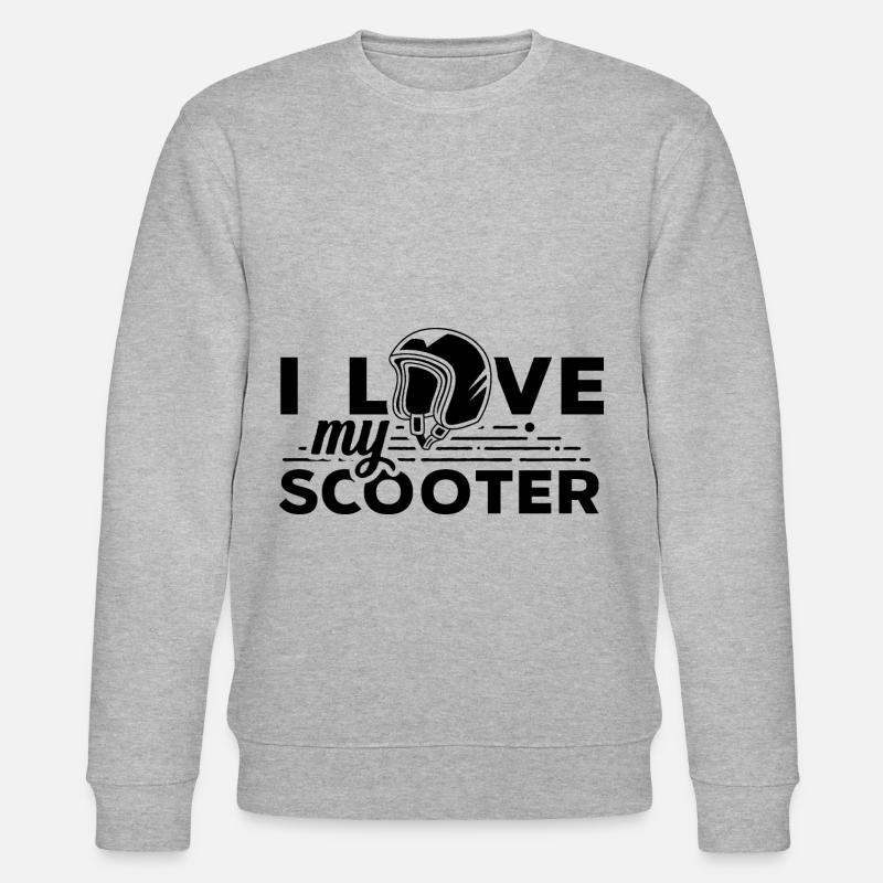 Scooter scooter conducteur - Sweat bio CHANGER Stanley/Stella Unisexe - gris chiné