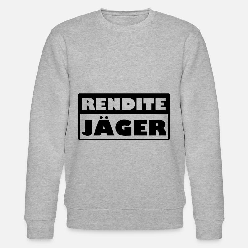 Der Renditejäger - Stanley/Stella Unisex Bio-Sweatshirt CHANGER  - Grau meliert