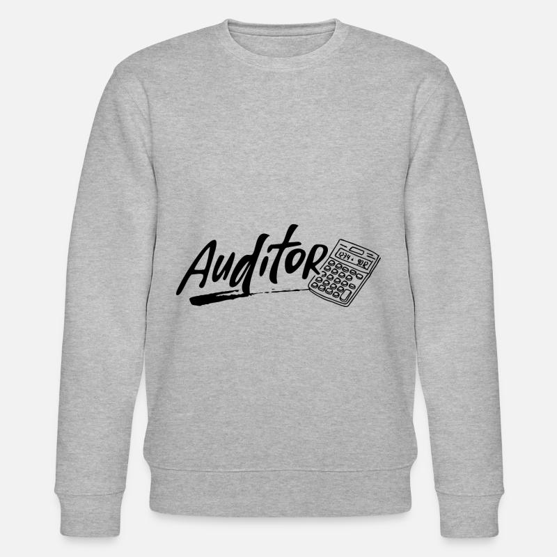 Wirtschaftsprüfer Buchprüfer Rechnungsprüfer - Stanley/Stella Unisex Bio-Sweatshirt CHANGER  - Grau meliert