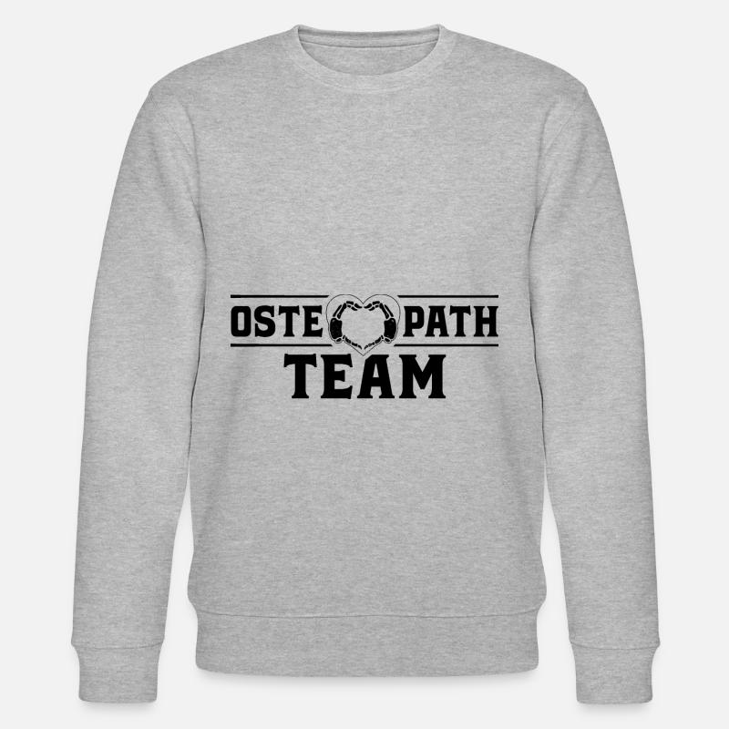 Osteopath Team Osteopaths Profession Osteopathy - Stanley/Stella CHANGER Unisex Organic Sweatshirt - heather grey
