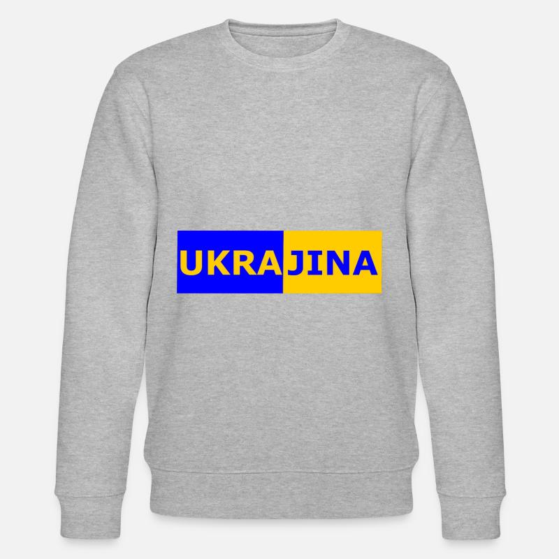 Die Ukrainer - Stanley/Stella Unisex Bio-Sweatshirt CHANGER  - Grau meliert