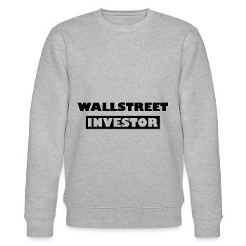 Der Wallstreet Investor - Stanley/Stella Unisex Bio-Sweatshirt CHANGER  - Grau meliert - Vorne - Nik (191cm) & Marisol (170cm)