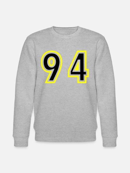94 Number College - Stanley/Stella CHANGER Unisex Organic Sweatshirt - heather grey