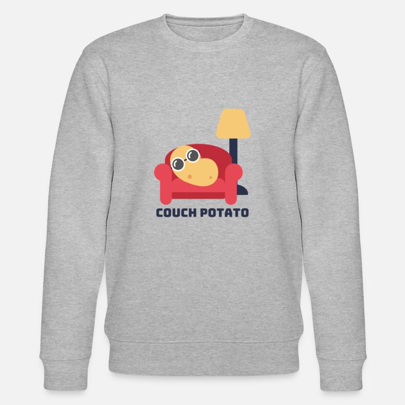Couch Potato - Stanley/Stella Unisex Bio-Sweatshirt CHANGER - Grau meliert