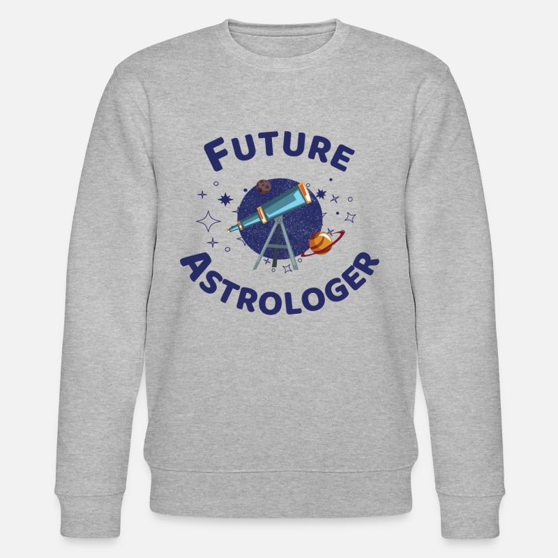 Future Astrologer - Stanley/Stella Unisex Bio-Sweatshirt CHANGER  - Grau meliert