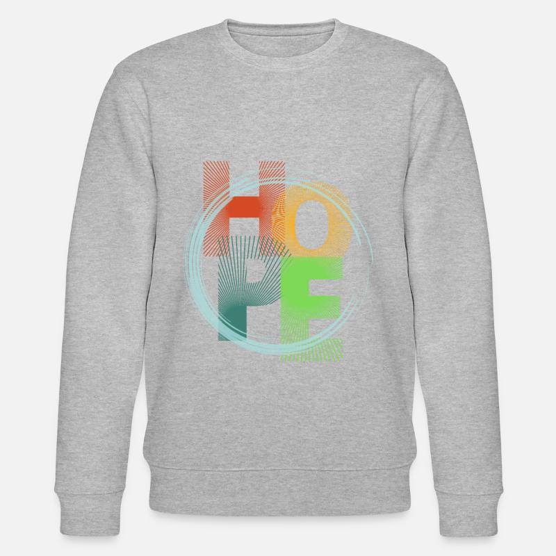 Hope - Stanley/Stella Unisex Bio-Sweatshirt CHANGER  - Grau meliert