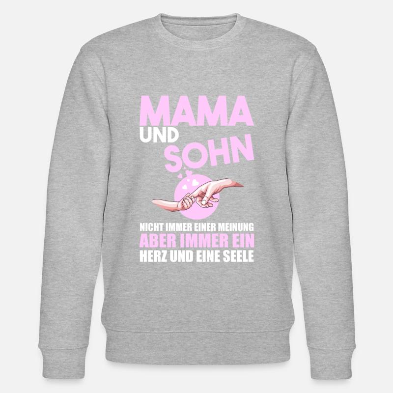 Mama Und Sohn - Stanley/Stella Unisex Bio-Sweatshirt CHANGER  - Grau meliert