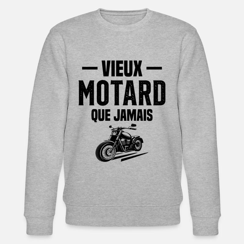 Vieux Motard Que Jamais - Sweat bio CHANGER Stanley/Stella Unisexe - gris chiné