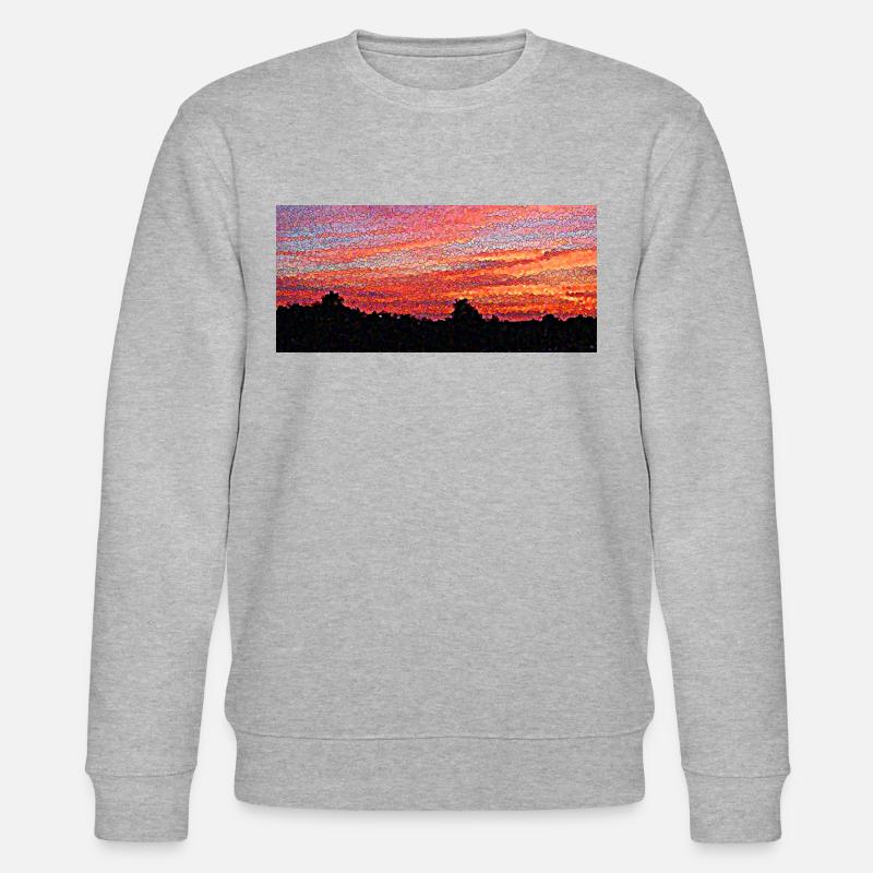 Die Schönheit der Dämmerung - Stanley/Stella Unisex Bio-Sweatshirt CHANGER  - Grau meliert