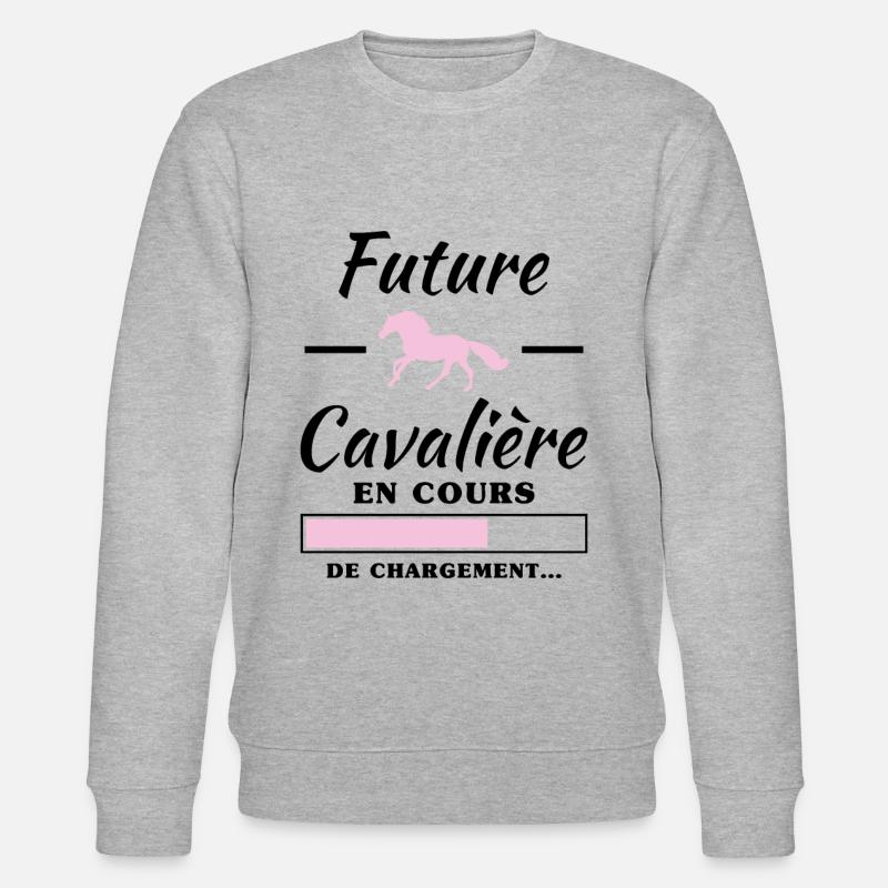 future cavalière - spécial maternité - Sweat bio CHANGER Stanley/Stella Unisexe - gris chiné