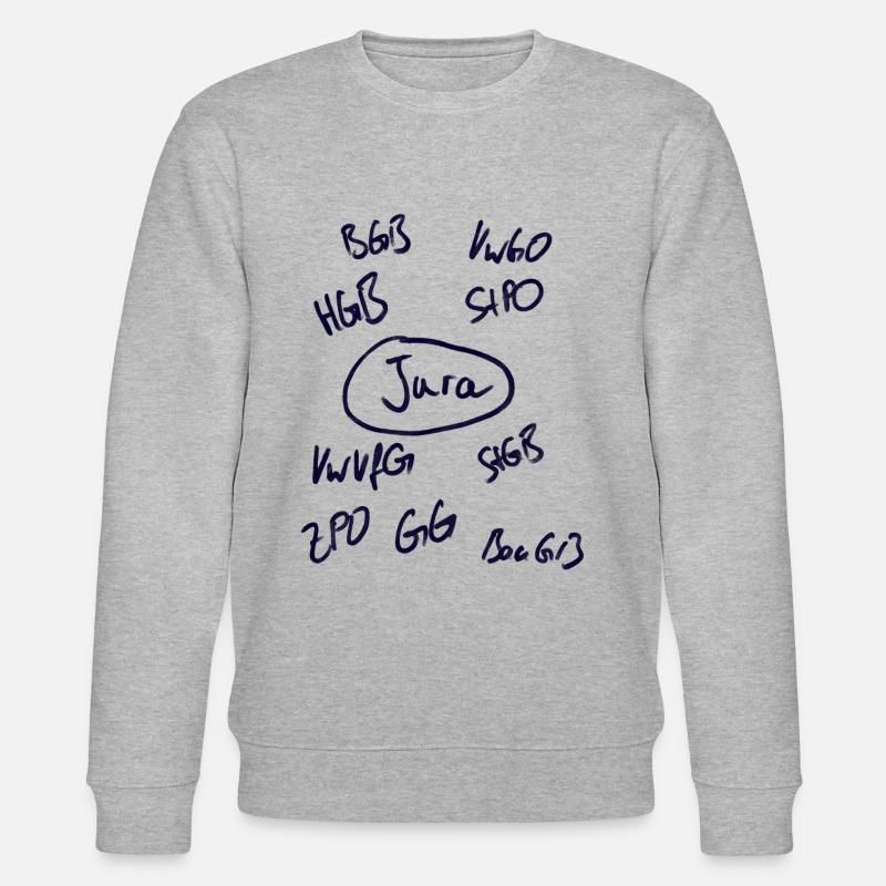 Jura Gesetz - Stanley/Stella Unisex Bio-Sweatshirt CHANGER  - Grau meliert