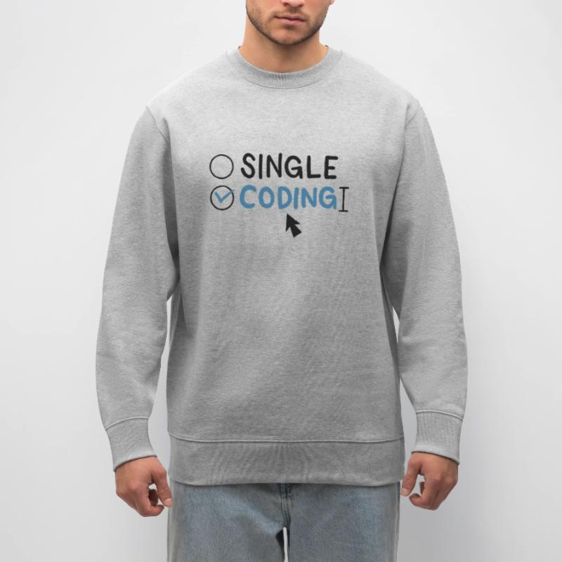 Programming Single Coding Software Engineer Stanley/Stella CHANGER Unisex Organic Sweatshirt