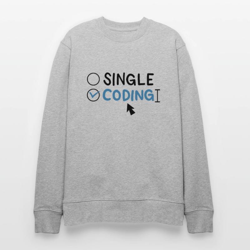 Programming Single Coding Software Engineer Stanley/Stella CHANGER Unisex Organic Sweatshirt