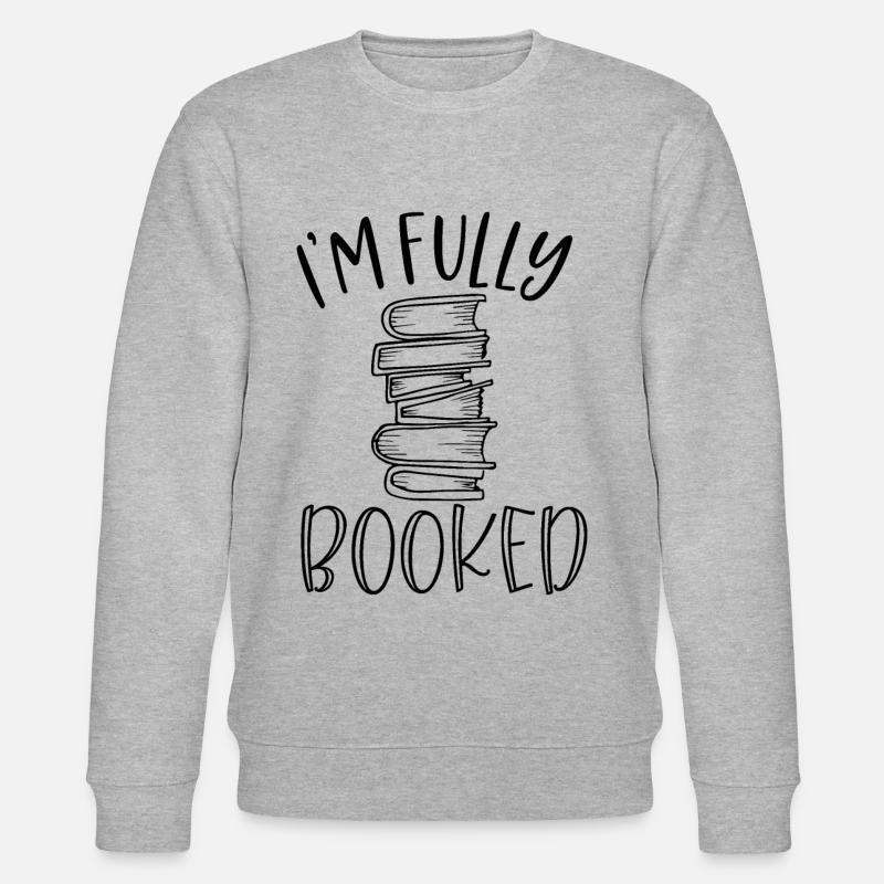 Ich bin ausgebucht - Stanley/Stella Unisex Bio-Sweatshirt CHANGER  - Grau meliert