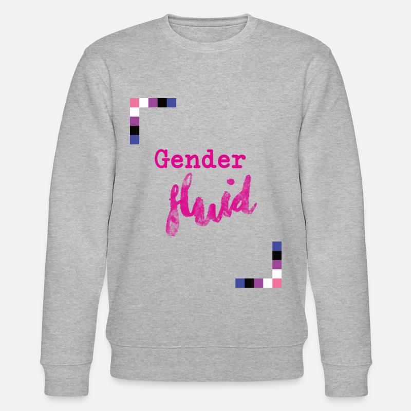 Gender Fluid - Stanley/Stella Unisex Bio-Sweatshirt CHANGER  - Grau meliert