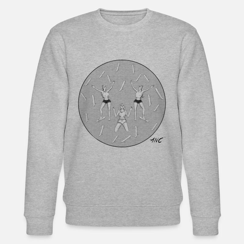 The Pray - Stanley/Stella Unisex Bio-Sweatshirt CHANGER  - Grau meliert